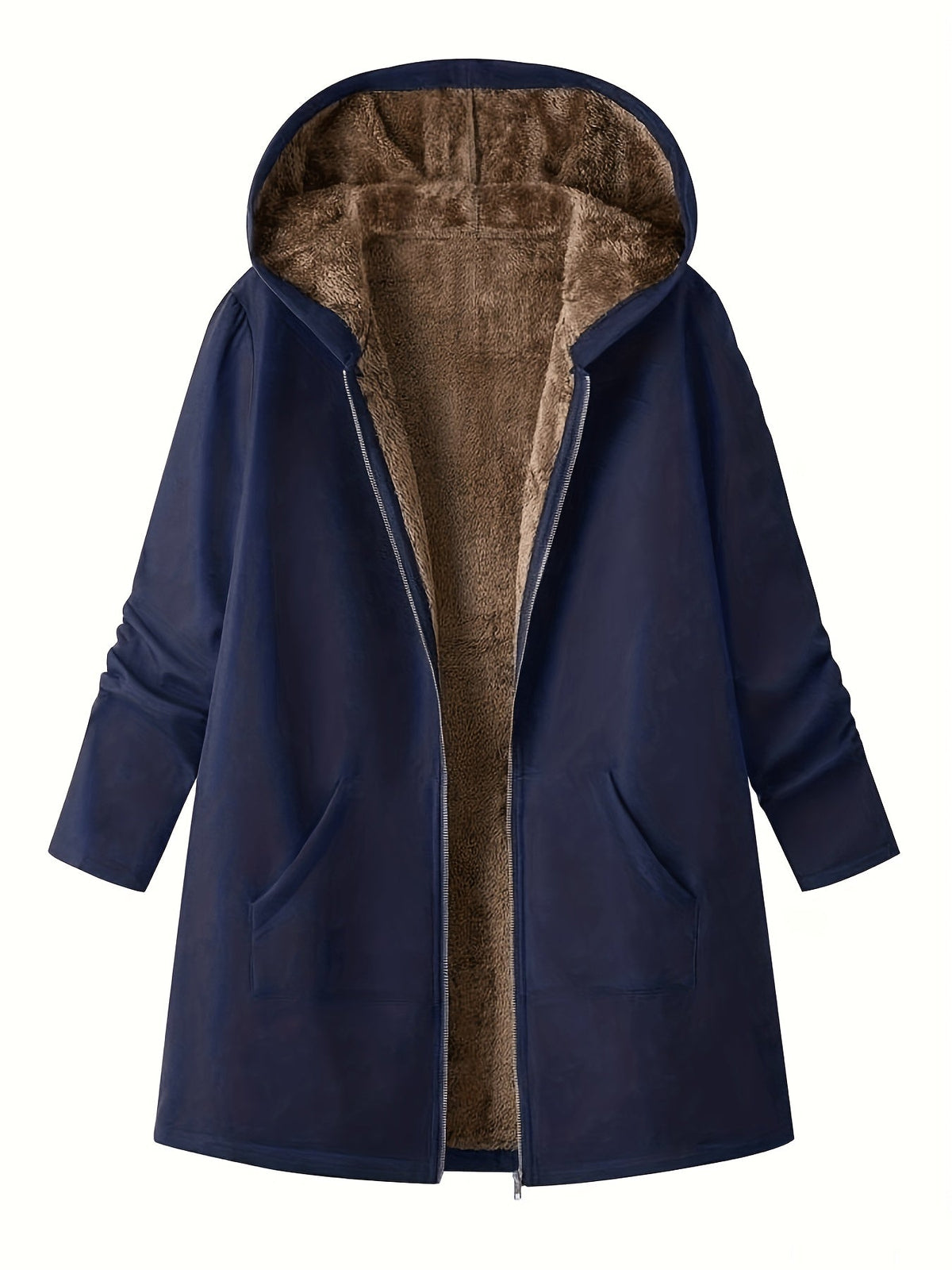 Lorna | Cozy Hooded Longline Coat