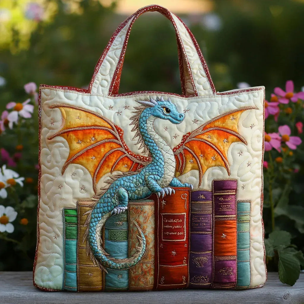 Evelyn | Sophisticated Dragon Art Tote Bag Image
