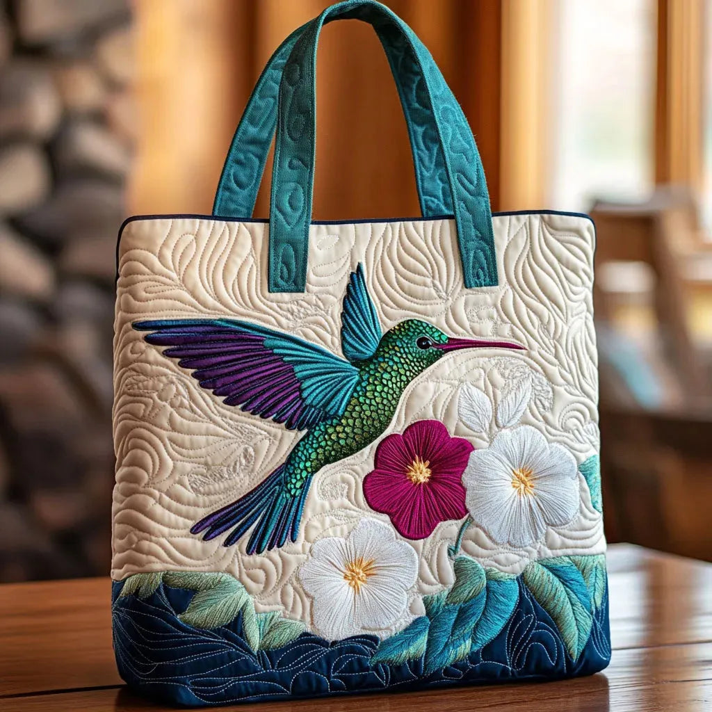 Monica | Stylish Bird Floral Art Tote Bag Image