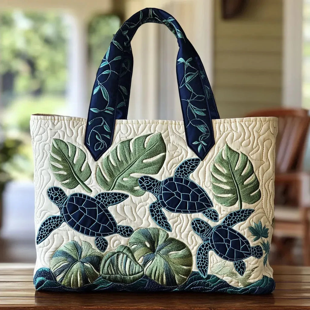 Joyce | Artistic Turtle Art Tote Bag Image