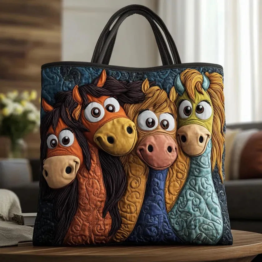 Anna | Stylish Multicolor Art Tote Bag Image