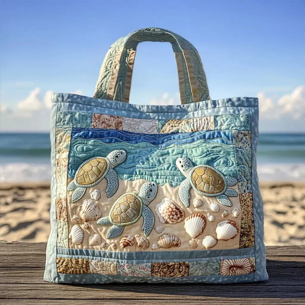 Teresa | Ocean Turtle Art Tote Bag Image