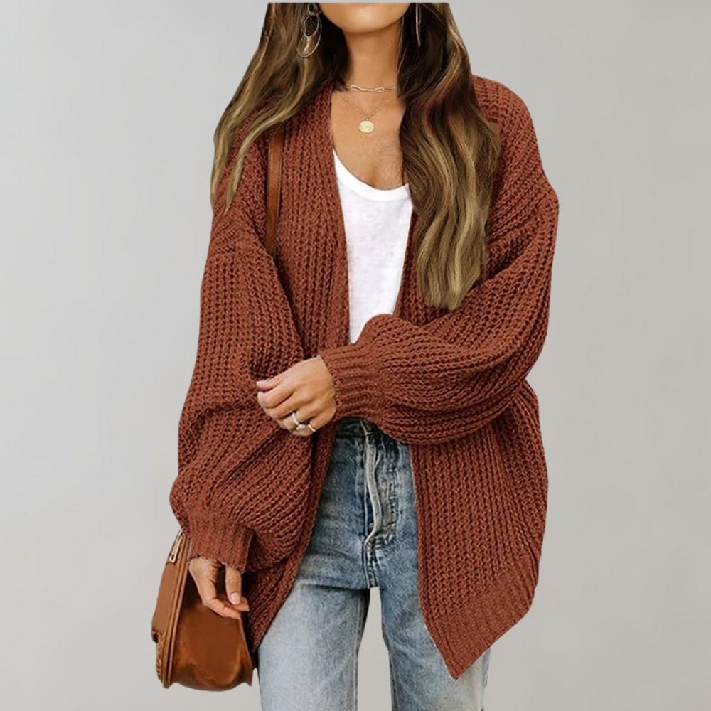 Isla | Relaxed Open-Front Cardigan Image