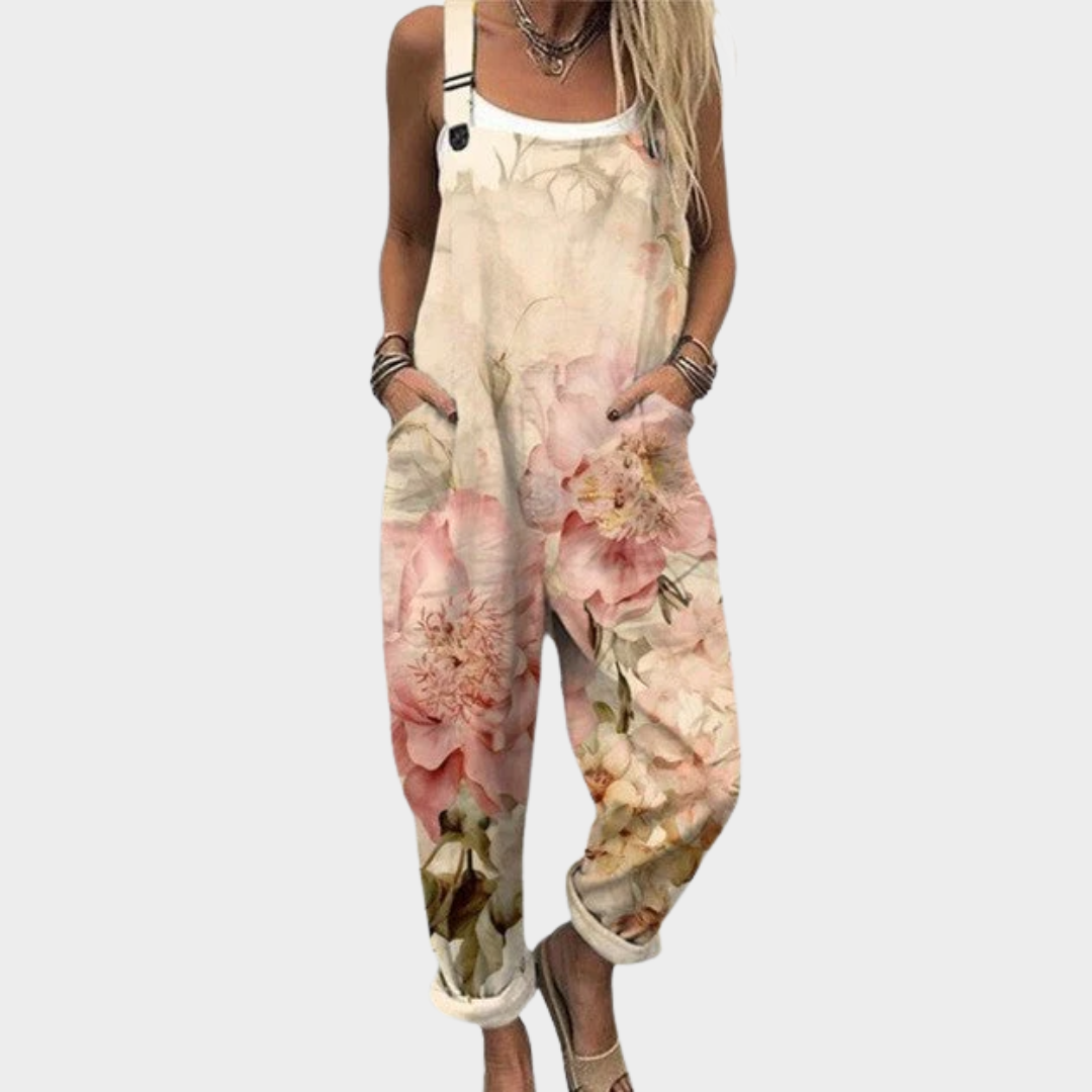 Teresa | Elegant Floral Print Jumpsuit Image