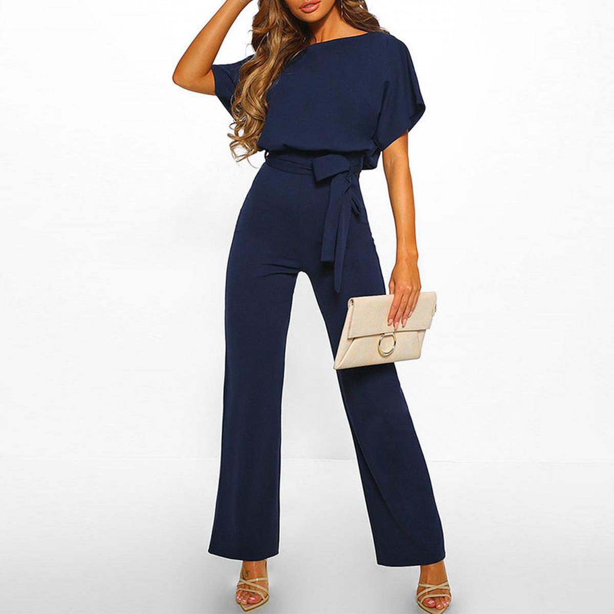 Yolanda | Relaxed Belted Jumpsuit Image