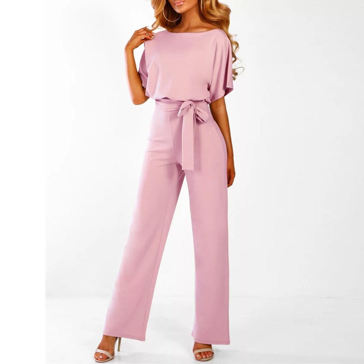 Yolanda | Relaxed Belted Jumpsuit Image