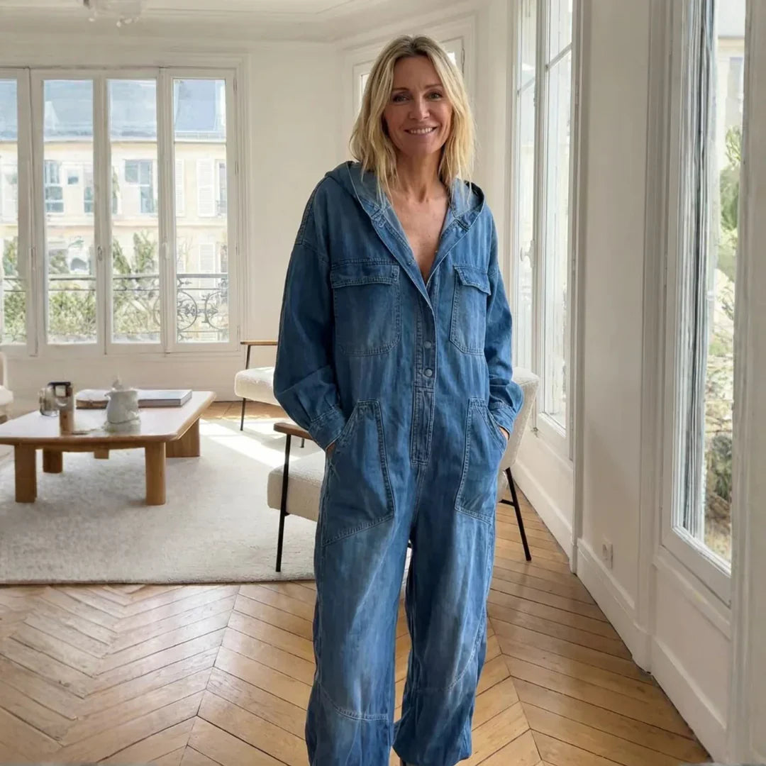 Sierra | Long-Sleeve Hoodie Jumpsuit Image