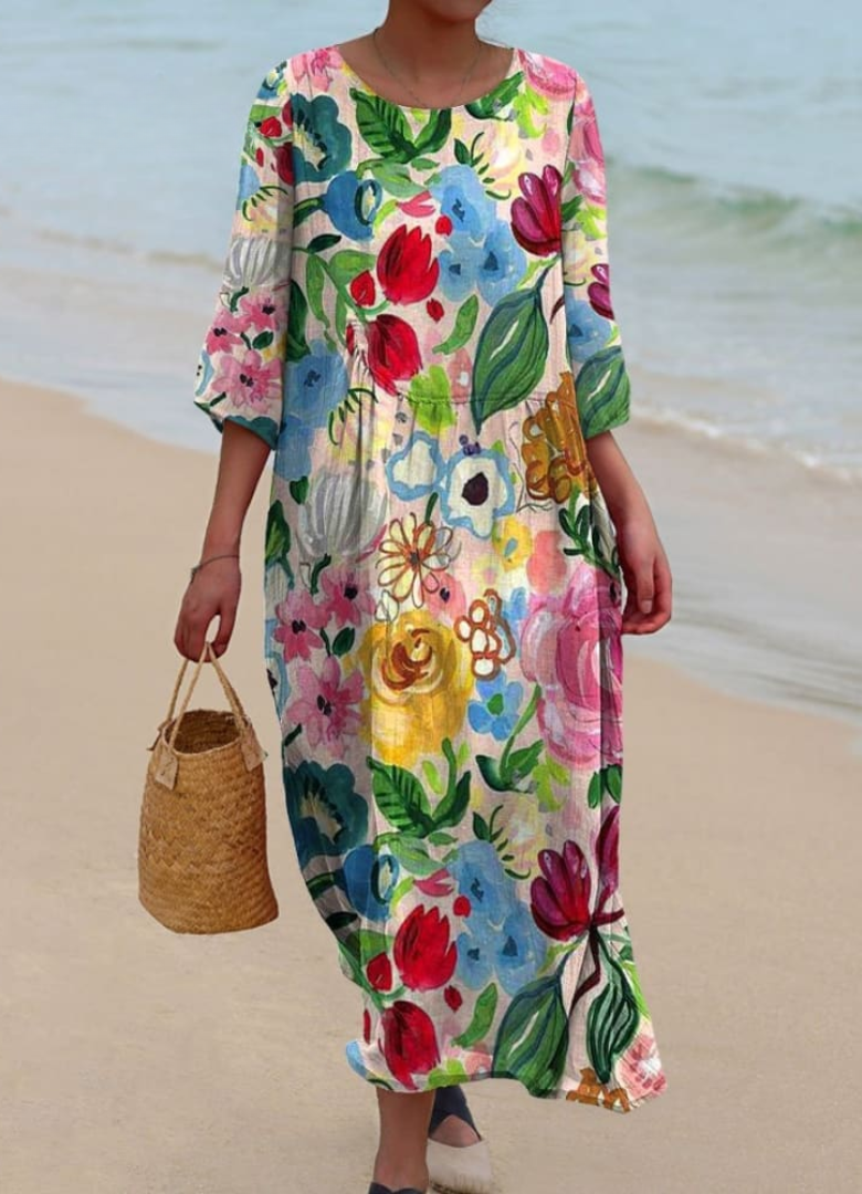 Marigold | Vibrant Floral Dress