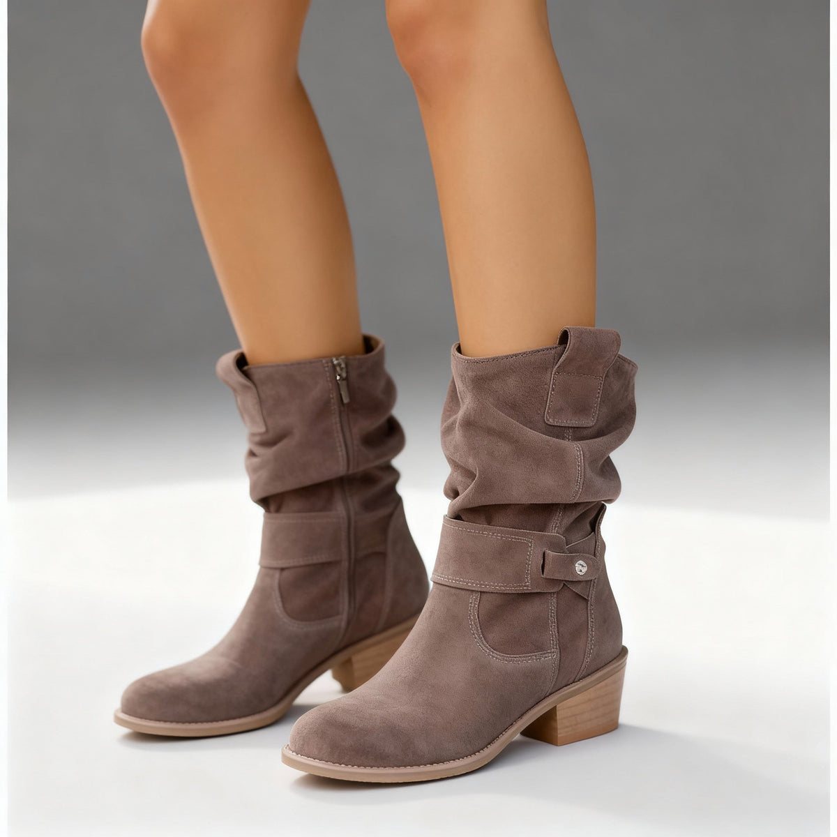 Marlowe | Slouchy Mid-Calf Boots Image