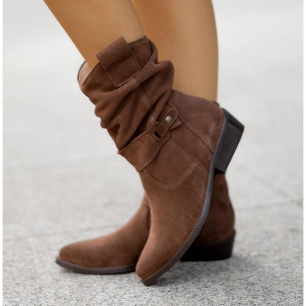 Marlowe | Slouchy Mid-Calf Boots Image