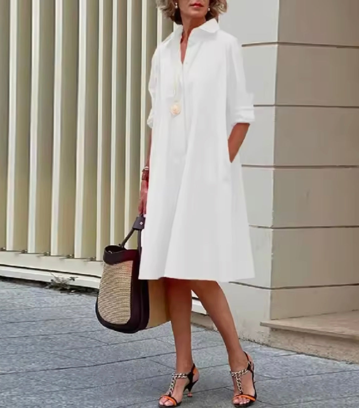 Judy | Timeless Shirt Dress Image