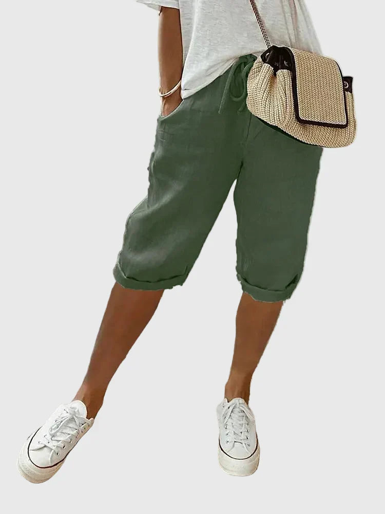 Grace | Soft Tailored Comfort Shorts Image