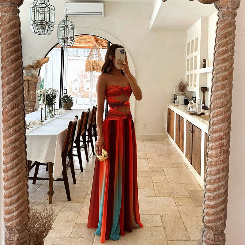 Laney | Strapless Maxi Dress Image