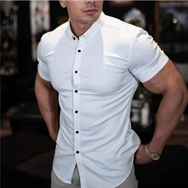 Blake | Slim Fit Short Sleeve Shirt Image