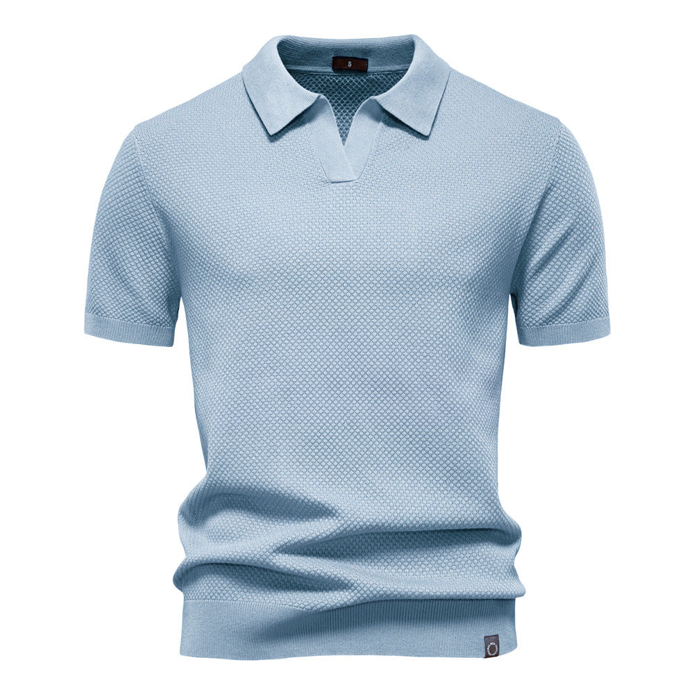 Carter | Classic Textured Polo Shirt Image