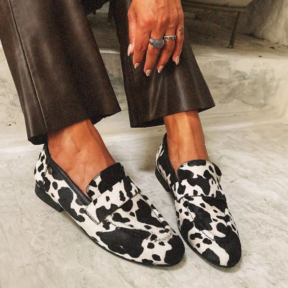 Hadley | Elegant Animal Print Loafers Image