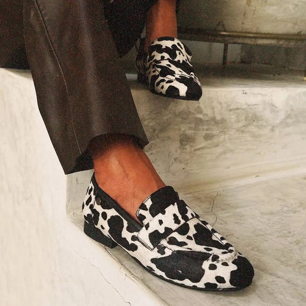 Hadley | Elegant Animal Print Loafers Image