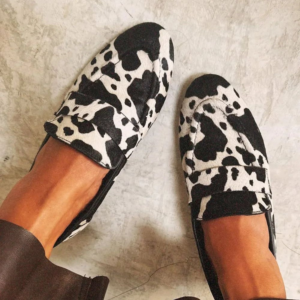 Hadley | Elegant Animal Print Loafers Image