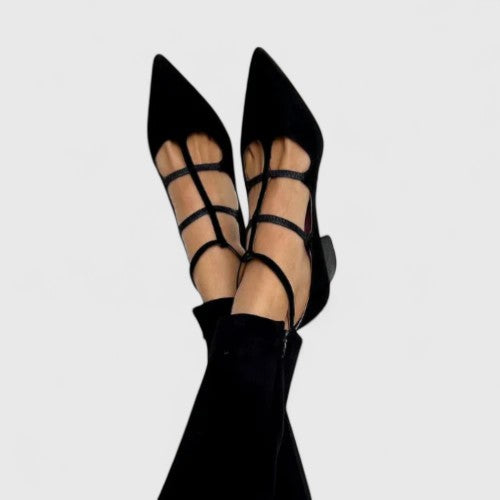 Faith | Elegant Lace Up Pointed Heels Image