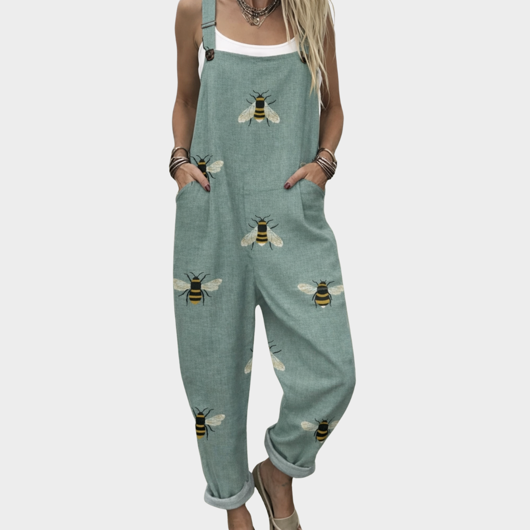 Esperanza | Casual Insect Art Jumpsuit Image