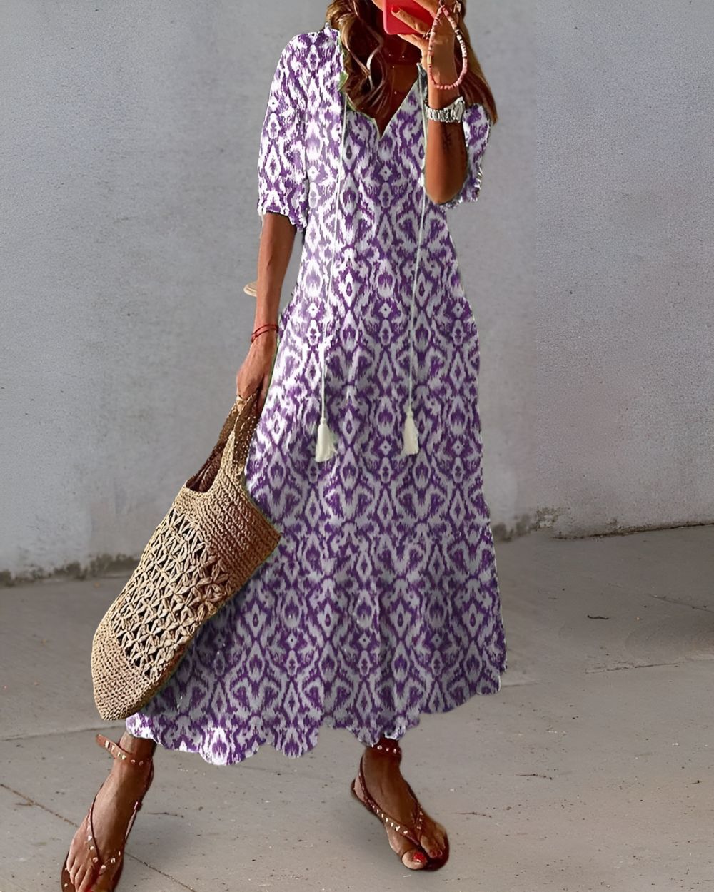 Sylvie | Bohemian Maxi Dress Image