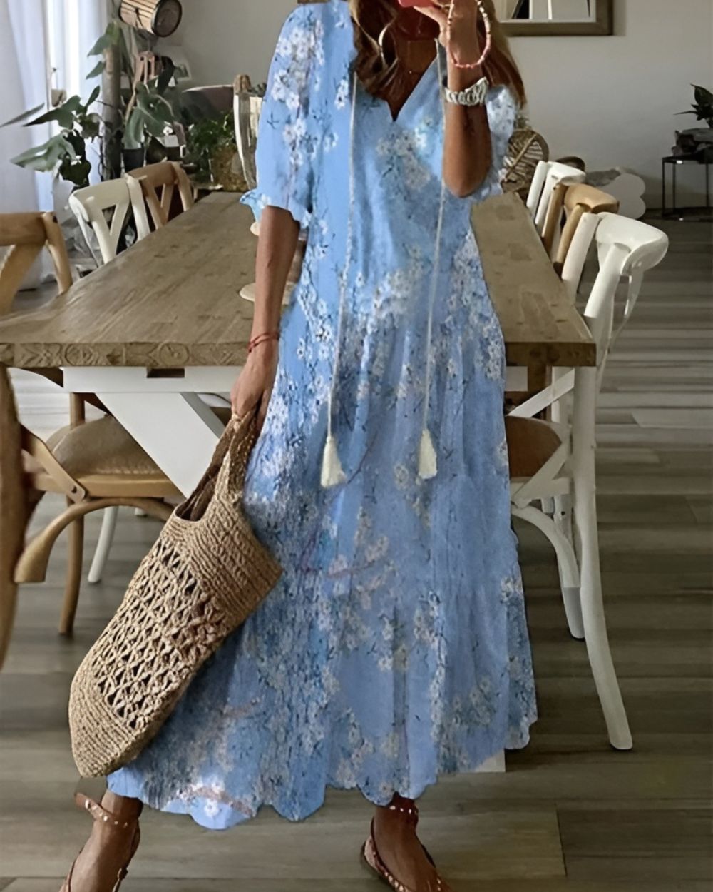 Sylvie | Bohemian Maxi Dress Image