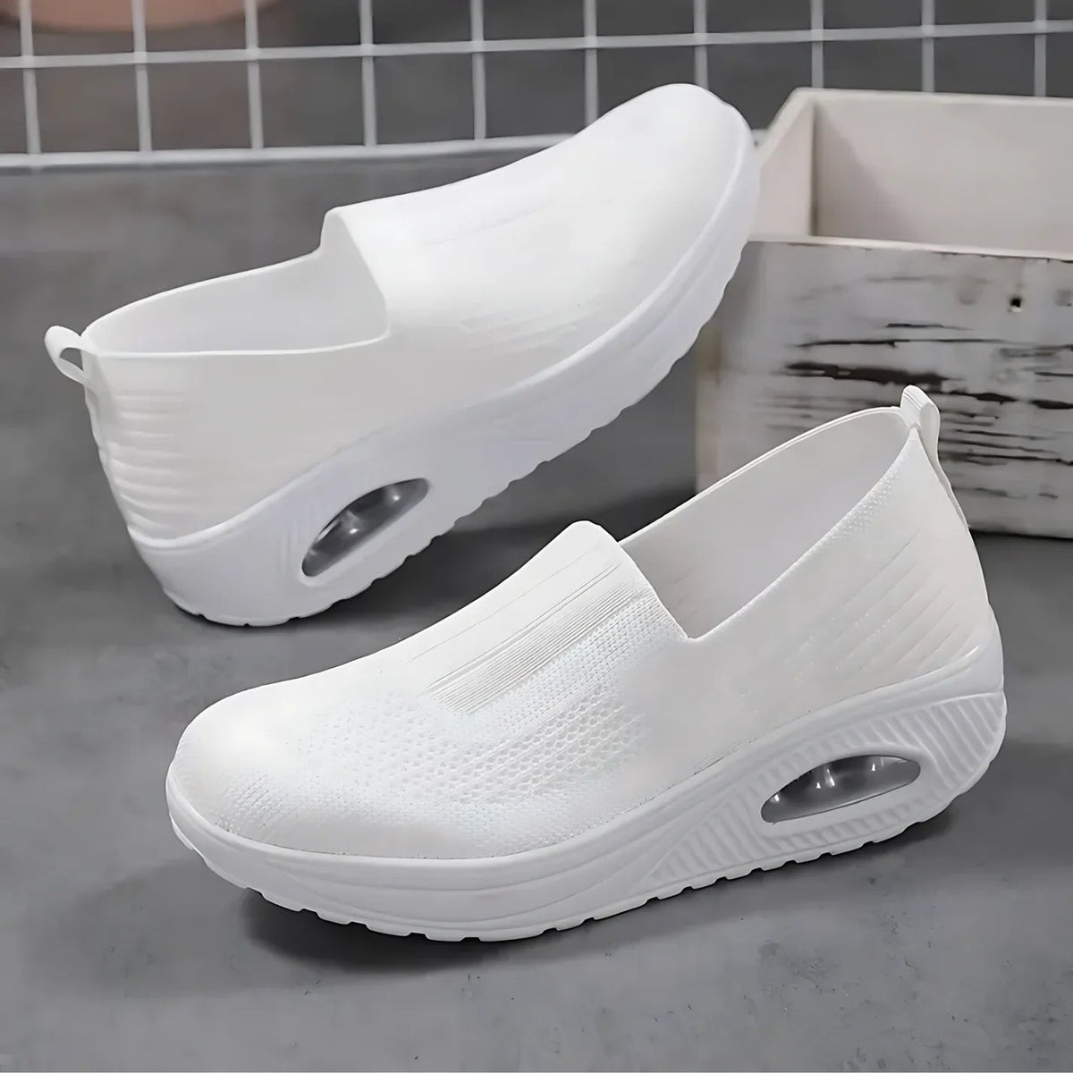 Carmen | Cushioned Slip-On Sneakers Image