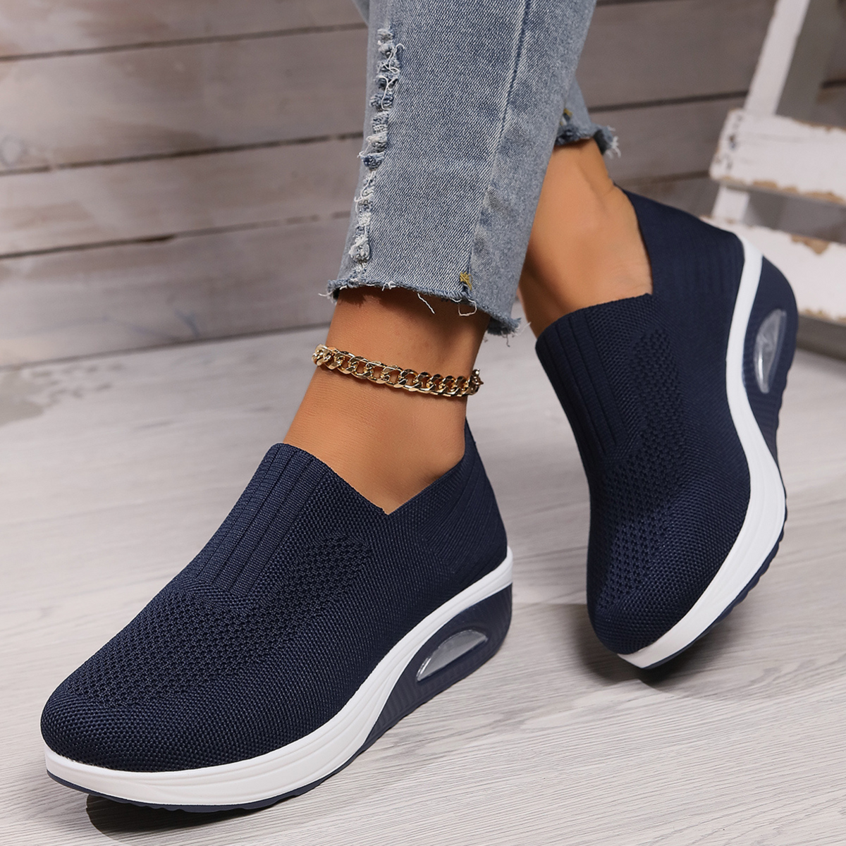 Carmen | Cushioned Slip-On Sneakers Image