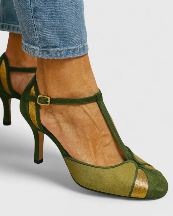 Megan | Sophisticated T-Strap Heels Image