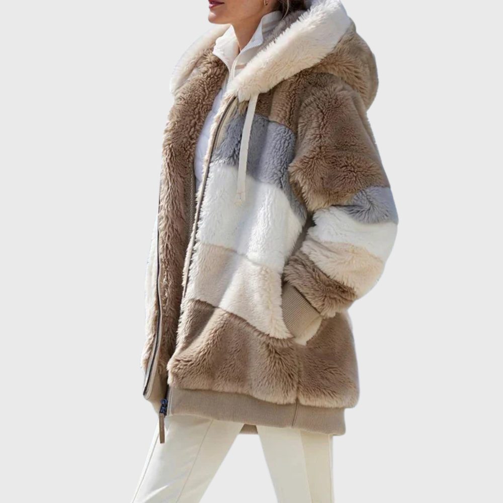 Sofia | Elegant Multicolor Warm Puffer jacket Image