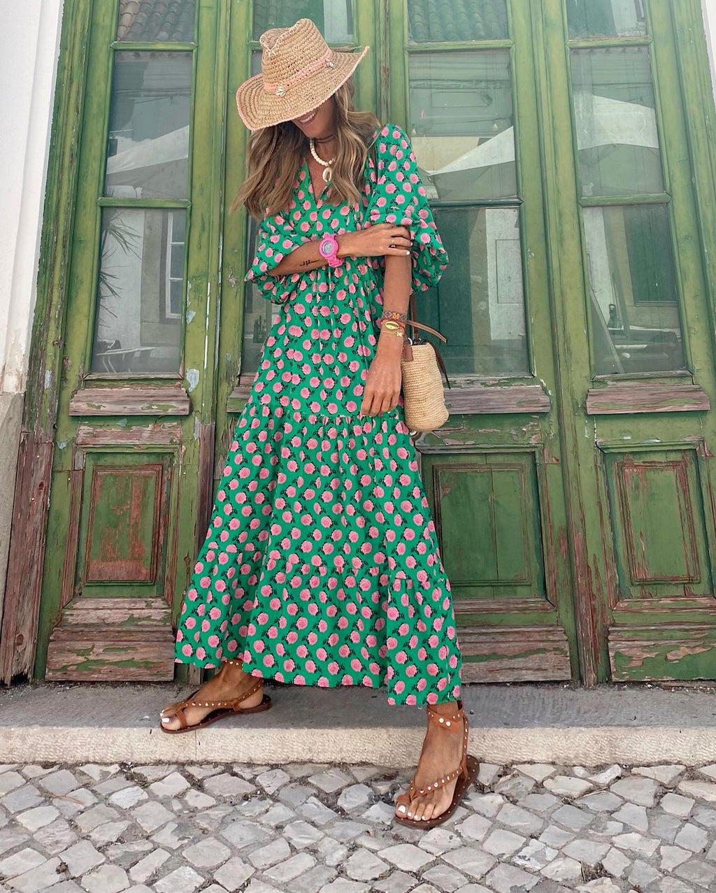 Cora | Boho Maxi Dress