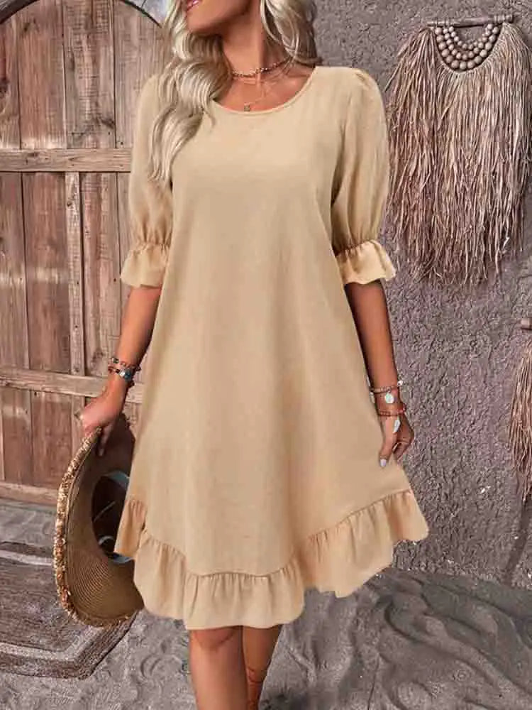 Sally | Summer dress with ruffles Image