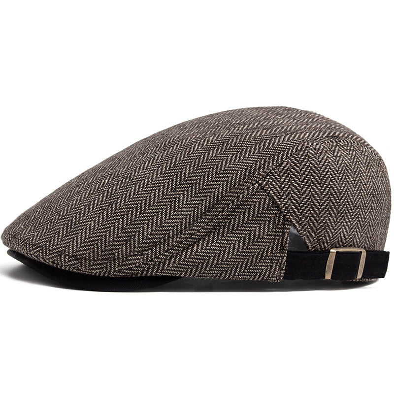 Adrian | Vintage Herringbone Driver Cap Image
