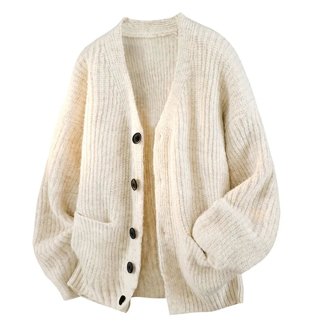 Lucille | Relaxed V-Neck Cardigan Image