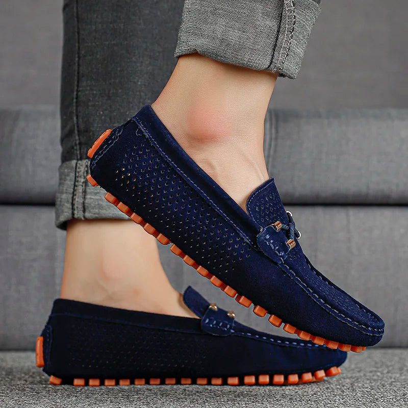 Owen | Classic Breathable Lace Loafers Image