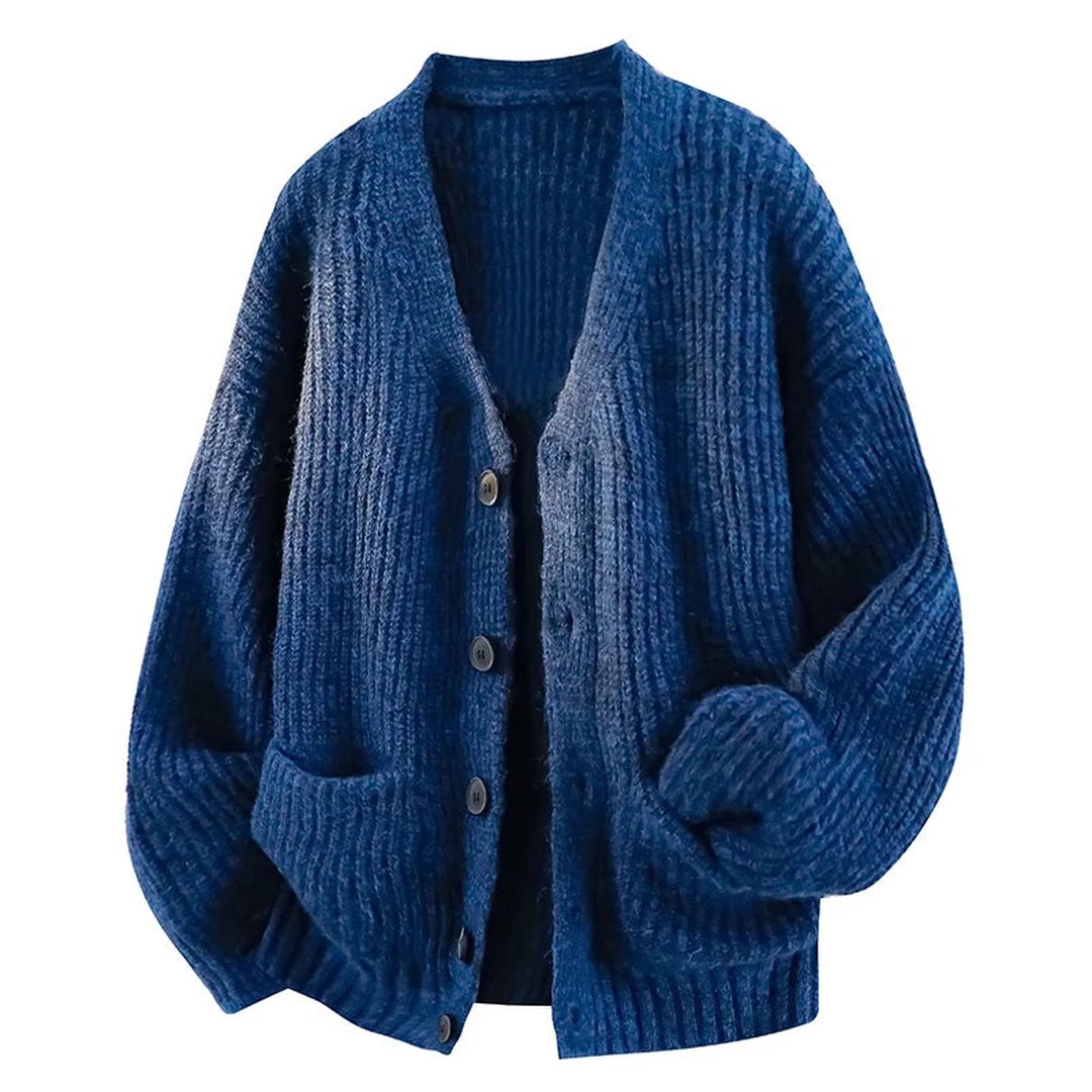 Lucille | Relaxed V-Neck Cardigan Image