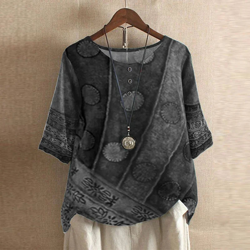 Raina | Casual Retro-Inspired Blouse Image