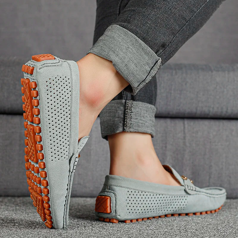 Owen | Classic Breathable Lace Loafers Image