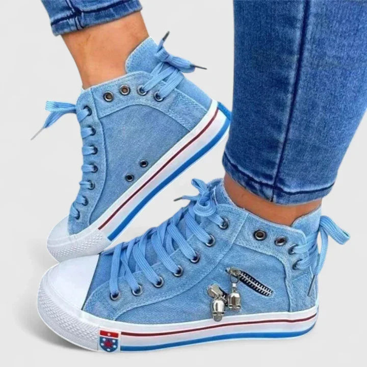 Christina | Stylish Orthopedic Zippered Shoes Image