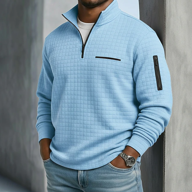 Beckham | Casual Long Sleeve Waffle Shirts Image