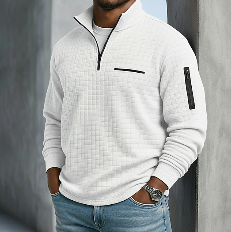Beckham | Casual Long Sleeve Waffle Shirts Image