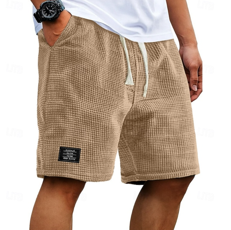 Steven | Casual Waffle Summer Shorts Image
