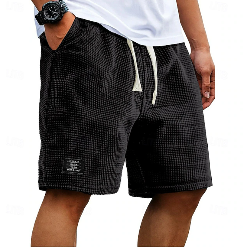 Steven | Casual Waffle Summer Shorts Image