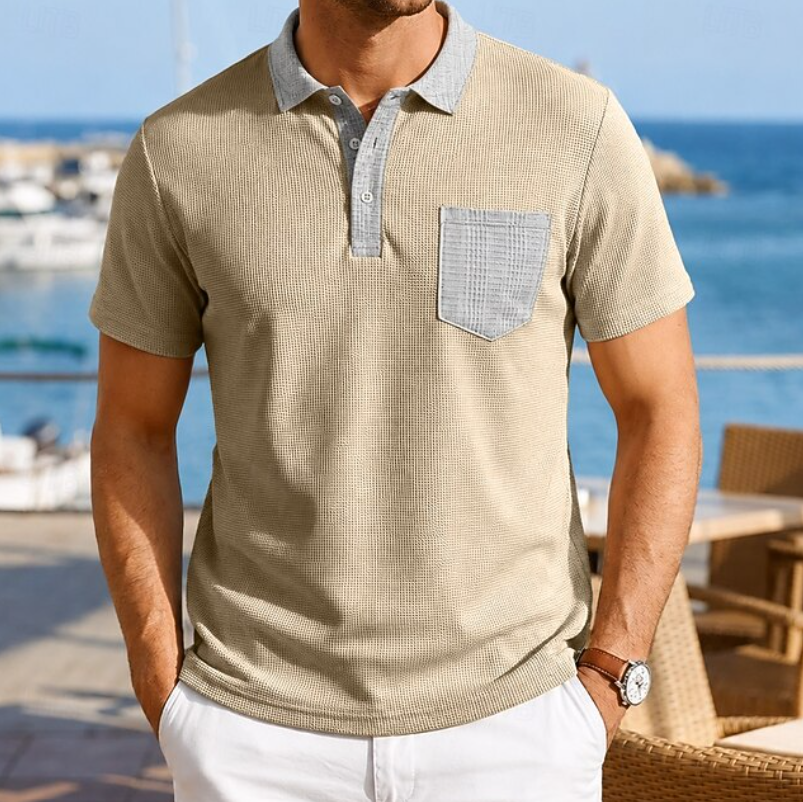 Harrison | Contrast Pocket Polo Shirt Image