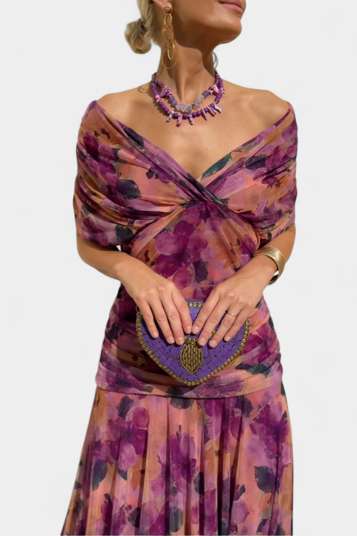 Sophia | Elegant Off-Shoulder Dress Image