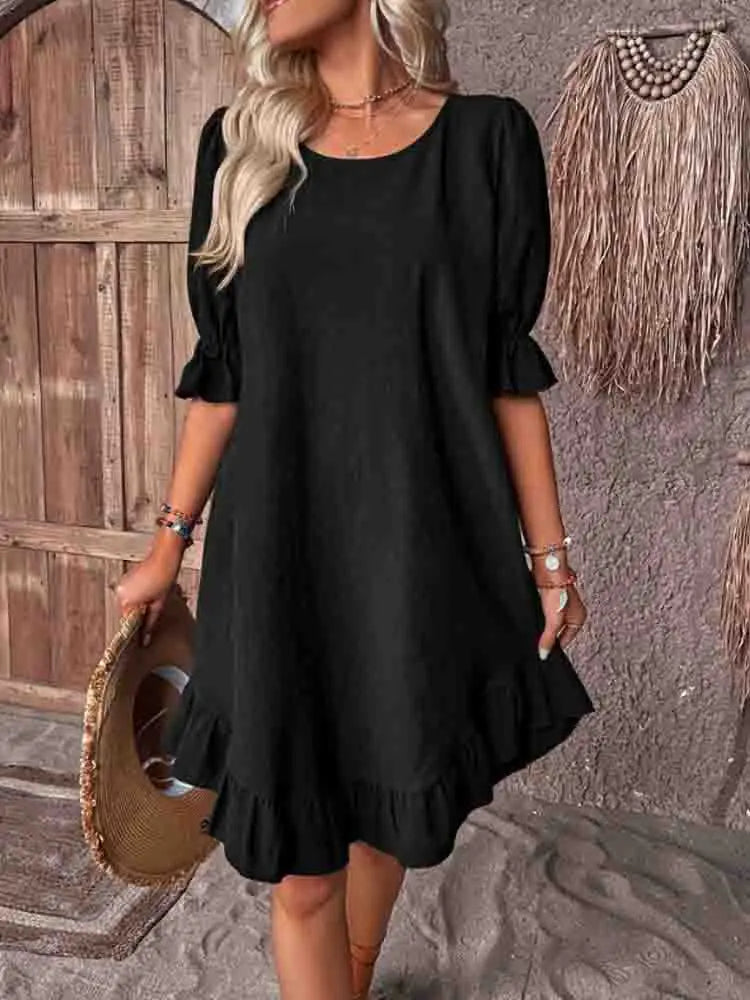 Sally | Summer dress with ruffles Image