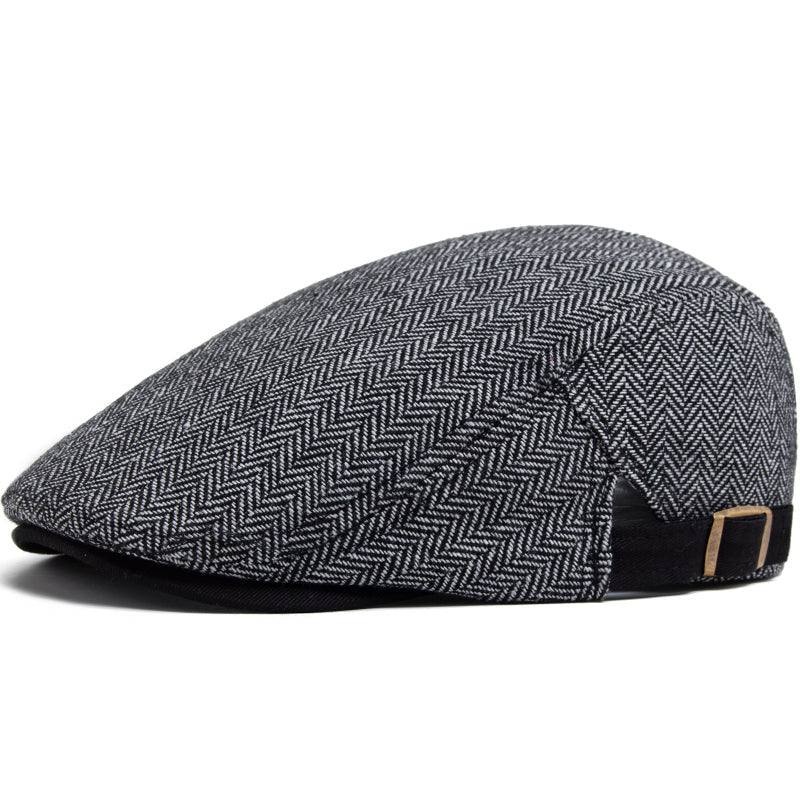 Adrian | Vintage Herringbone Driver Cap Image