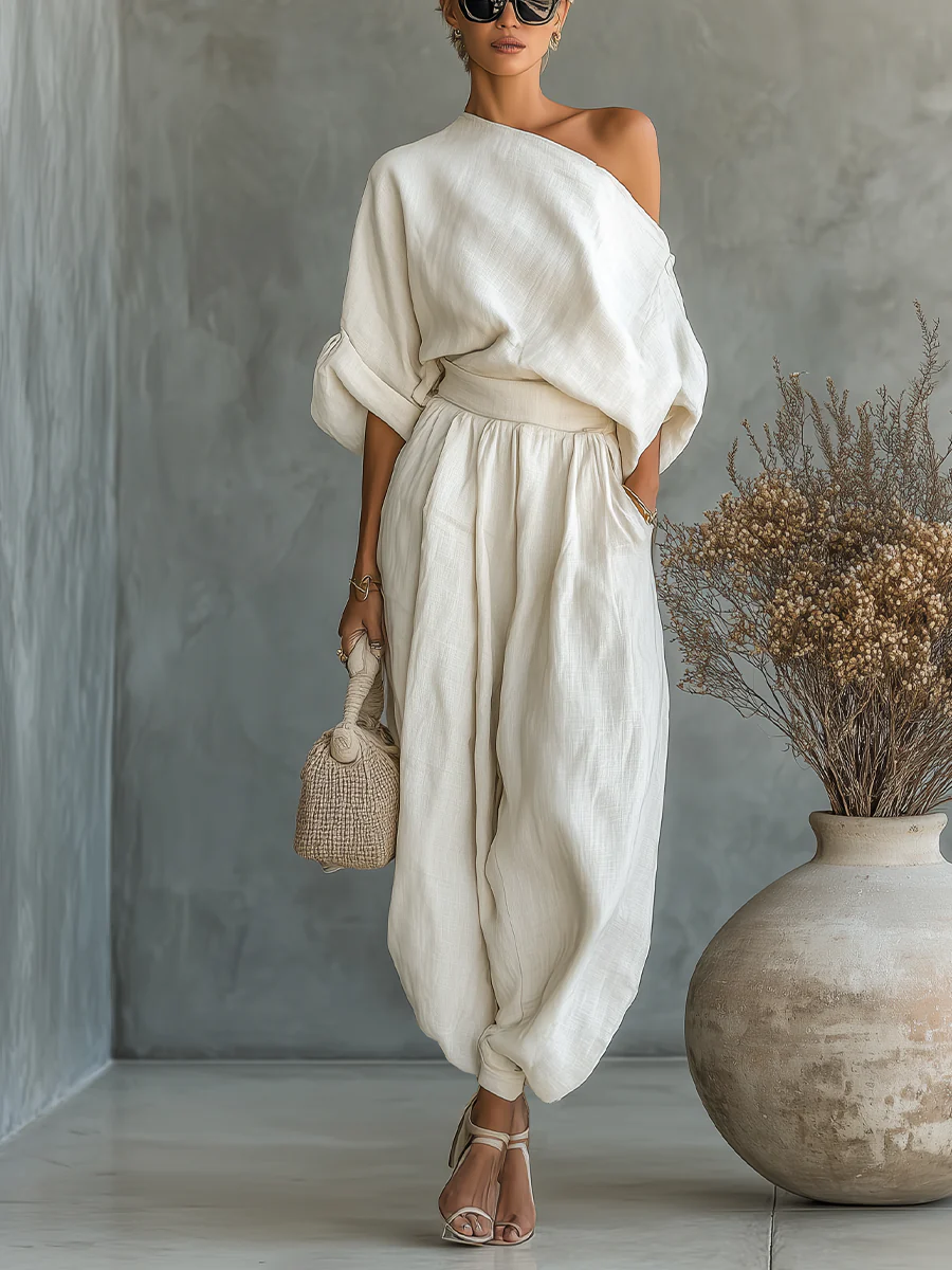 Primrose | Elegant Off-Shoulder 2-Piece Set Image
