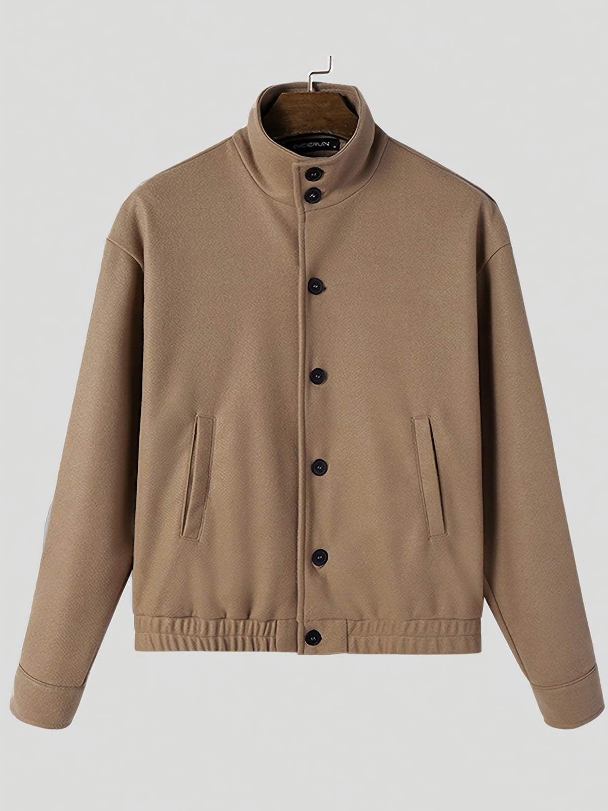 Everett Blake | Refined Button-Front Bomber Jacket Image