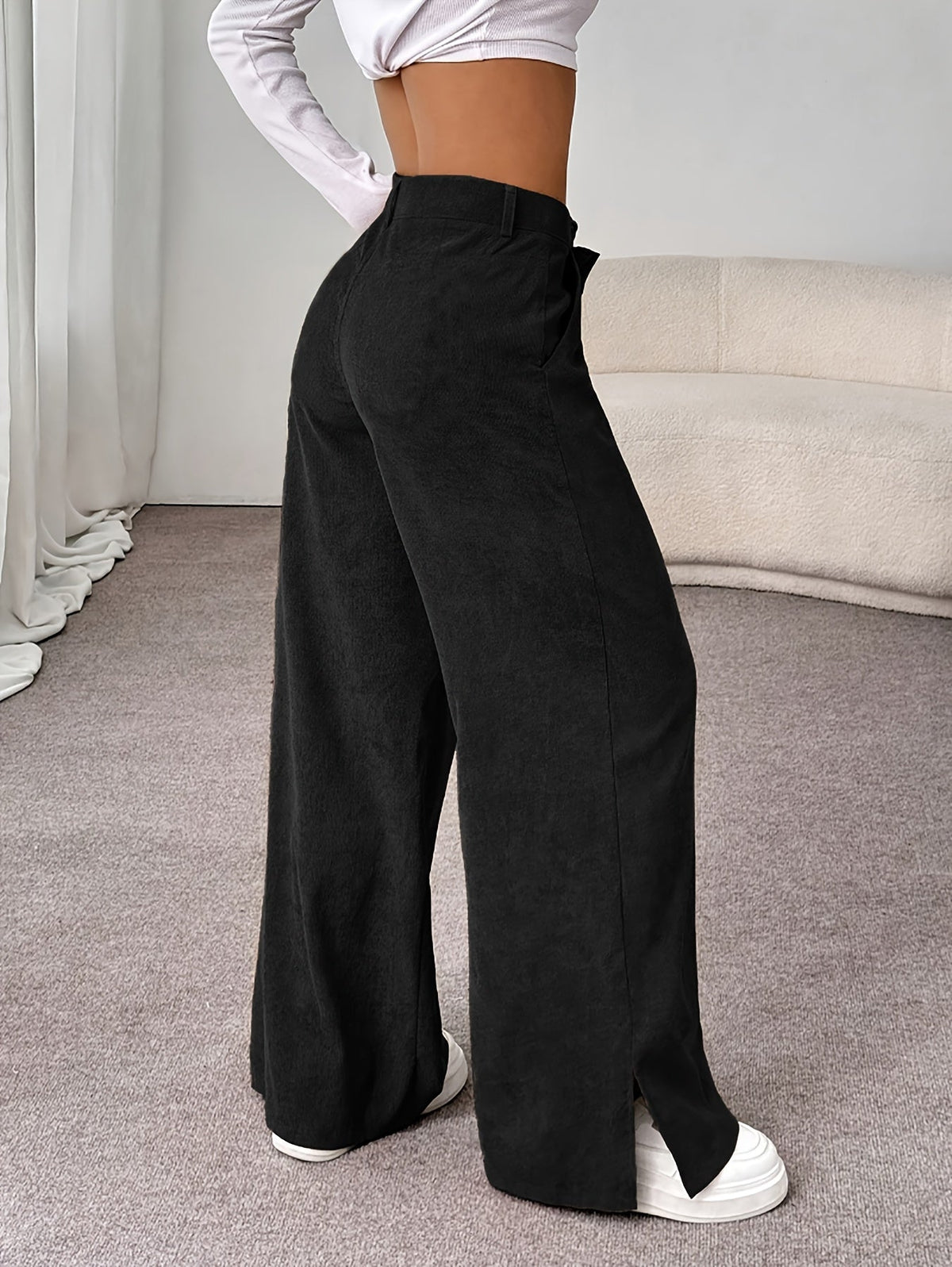 Margot | Straight-Leg Tailored Trousers Image